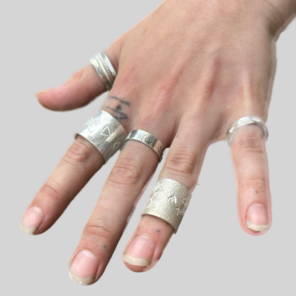 collection of silver rings 2025